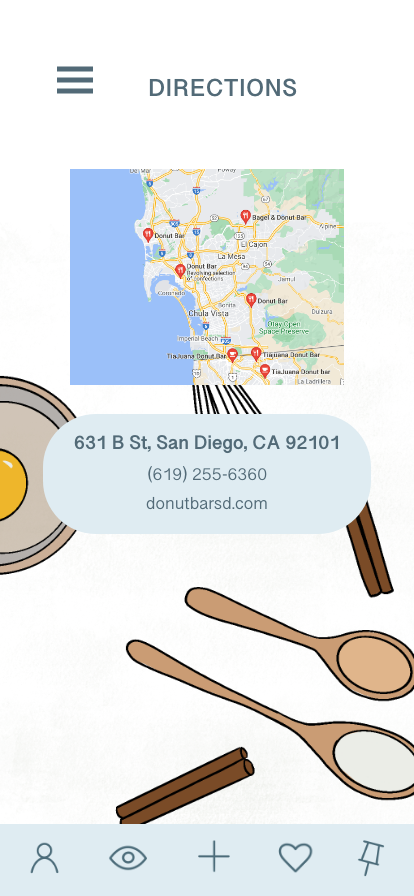 Donut-Bar-Directions